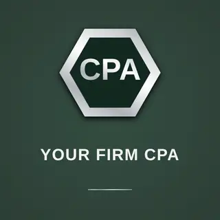 Accountant Logo template — Hex Emblem · Forest & Platinum
