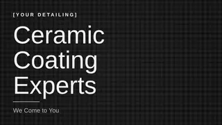 Auto Detailing template — Classic Deck · Gloss Black & Red