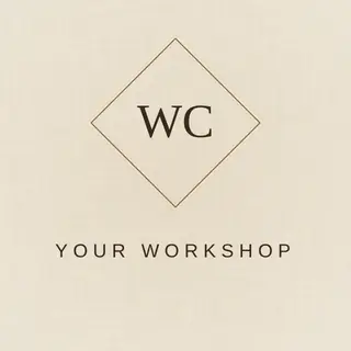 Carpentry Logo template — Minimal Mark · Oak & Cream
