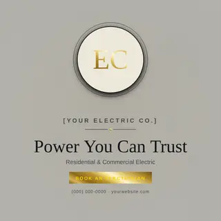 Luxury template — Monogram Crest · Paper & Volt