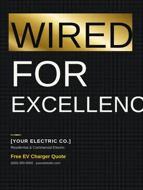 Electrician template — Bold Stack · Midnight Volt