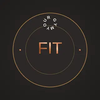 Fitness Logo template — Circle Badge · Stone & Bronze