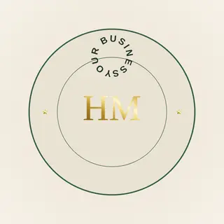 Handyman Logo template — Circle Badge · Ivory & Forest