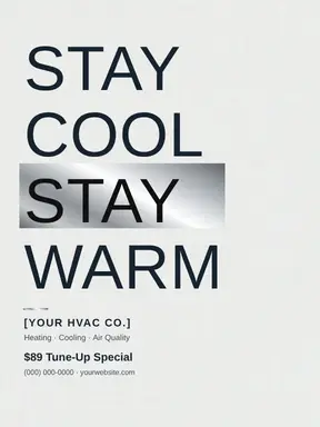 HVAC template — Bold Stack · Frost & Ember