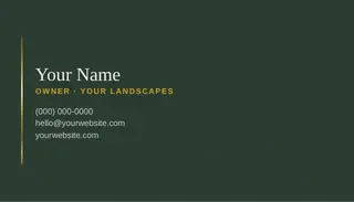 Luxury template — Classic Card · Evergreen & Gold