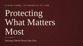 Lawyer template — Classic Deck · Burgundy & Cream