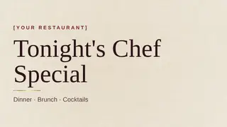 Restaurant template — Classic Deck · Cream & Bordeaux