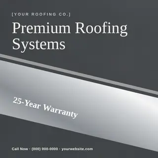 Roofing template — Diagonal · Slate & Crimson